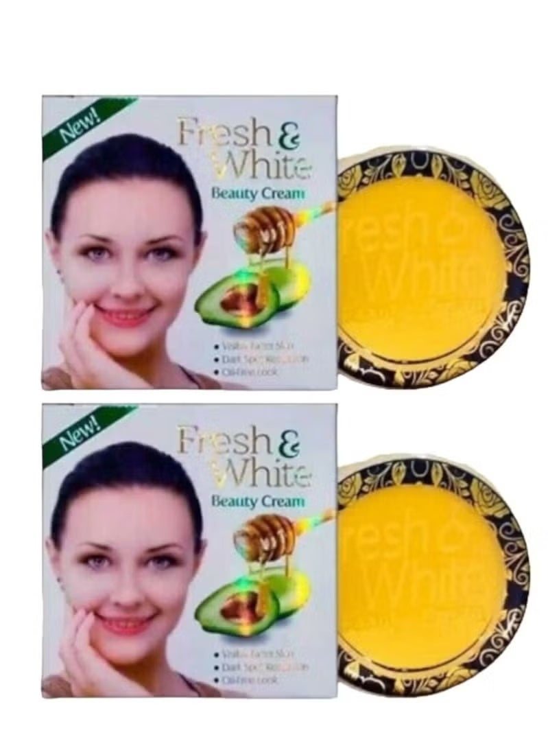 فريش اند وايت Fresh and White Beauty Cream 2 Pieces - Image 2